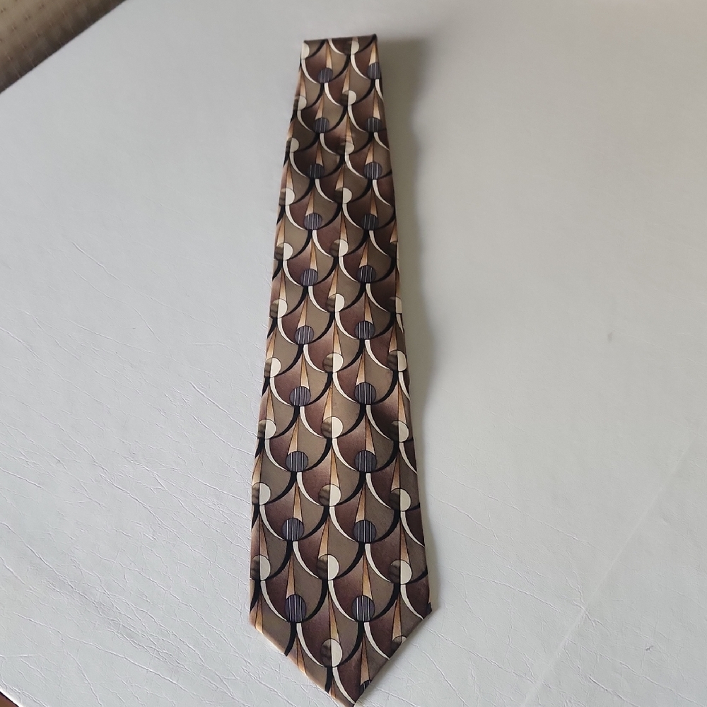 Cocktail Collection Silk Tie BEER As Seen Under the Microscope